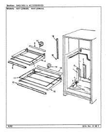 05 - Shelves & Accessories parts for Norge Refrigerator NNTI239KWC / CC91A from AppliancePartsPros.com