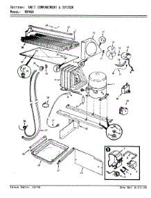 04 - Unit Compartment & System parts for Admiral Refrigerator NR460A / AF03B from AppliancePartsPros.com