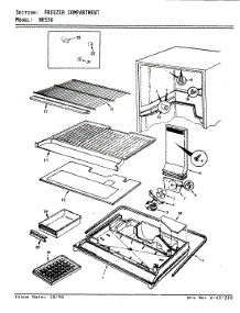 02 - Freezer Compartment parts for Admiral Refrigerator NR530A / AF24B from AppliancePartsPros.com