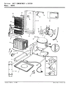 05 - Unit Compartment & System parts for Admiral Refrigerator NR640A / AP01B from AppliancePartsPros.com