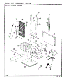 07 - Unit Compartment & System parts for Maytag Refrigerator NS208MW / DR06A from AppliancePartsPros.com