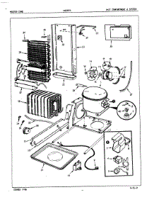 05 - Unit Compartment & System parts for Admiral Refrigerator NS20F8A / 5L42A from AppliancePartsPros.com