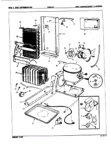 05 - Unit Compartment & System parts for Admiral Refrigerator NS20JXH / 8L21A from AppliancePartsPros.com