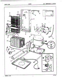 03 - Unit Compartment & System parts for Admiral Refrigerator NS22F8H / 5L44A from AppliancePartsPros.com