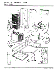 03 - Unit Compartment & System parts for Admiral Refrigerator NS22L8 / AN11B from AppliancePartsPros.com