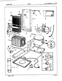 03 - Unit Compartment & System parts for Admiral Refrigerator NS24F8H / 5L48A from AppliancePartsPros.com