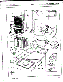 05 - Unit Compartment & System parts for Admiral Refrigerator NS24H8 / 7L07A from AppliancePartsPros.com