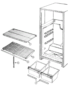 05 - Shelves & Accessories parts for Maytag Refrigerator NT153NA from AppliancePartsPros.com