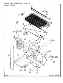 06 - Unit Compartment & System parts for Maytag Refrigerator NT156MW / DC05A from AppliancePartsPros.com