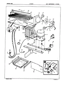 02 - Unit Compartment & System parts for Admiral Refrigerator NT15A5V / 5A61B from AppliancePartsPros.com