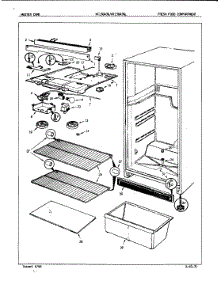 03 - Fresh Food Compartment parts for Admiral Refrigerator NT15B43GA / 5D56A from AppliancePartsPros.com