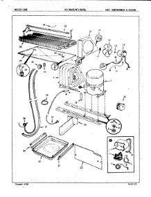 04 - Unit Compartment & System parts for Admiral Refrigerator NT15B43GLA / 5D56B from AppliancePartsPros.com