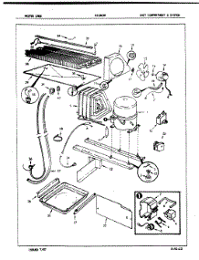 04 - Unit Compartment & System parts for Admiral Refrigerator NT15E5VH / 7A20A from AppliancePartsPros.com