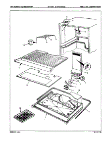 02 - Freezer Compartment parts for Admiral Refrigerator NT15H43G / 8D53A from AppliancePartsPros.com