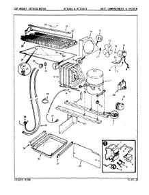 02 - Unit Compartment & System parts for Admiral Refrigerator NT15H4H / 8A41A from AppliancePartsPros.com