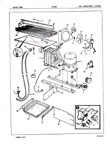 04 - Unit Compartment & System parts for Admiral Refrigerator NT15H5 / 7A49A from AppliancePartsPros.com