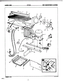 04 - Unit Compartment & System parts for Admiral Refrigerator NT15H5 / 7A49B from AppliancePartsPros.com