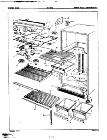 03 - Fresh Food Compartment parts for Admiral Refrigerator NT15H5H / 7A49B from AppliancePartsPros.com
