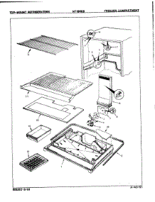 02 - Freezer Compartment parts for Maytag Refrigerator NT15HX3A / 8D01A from AppliancePartsPros.com