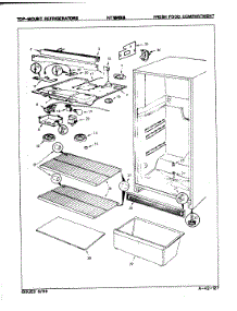 03 - Fresh Food Compartment parts for Maytag Refrigerator NT15HX3A / 8D01A from AppliancePartsPros.com