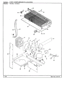 04 - Unit Compartment & System parts for Admiral Refrigerator NT15L4 / AA01B from AppliancePartsPros.com