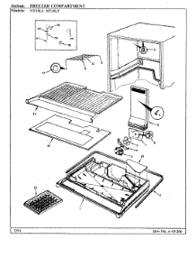 02 - Freezer Compartment parts for Admiral Refrigerator NT15L4A / AA01B from AppliancePartsPros.com