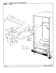 03 - Fresh Food Compartment parts for Admiral Refrigerator NT15L4A / BA01E from AppliancePartsPros.com