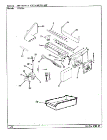 05 - Optional Ice Maker Kit parts for Admiral Refrigerator NT15L4A / BA01E from AppliancePartsPros.com