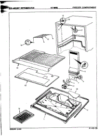 02 - Freezer Compartment parts for Maytag Refrigerator NT16HXA / 8D05A from AppliancePartsPros.com