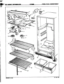 03 - Fresh Food Compartment parts for Maytag Refrigerator NT16HXA / 8D05A from AppliancePartsPros.com
