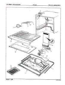 02 - Freezer Compartment parts for Maytag Refrigerator NT16JXA / 9D04A from AppliancePartsPros.com