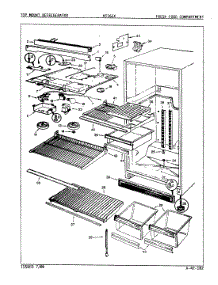 03 - Fresh Food Compartment parts for Maytag Refrigerator NT16JXA / 9D04A from AppliancePartsPros.com