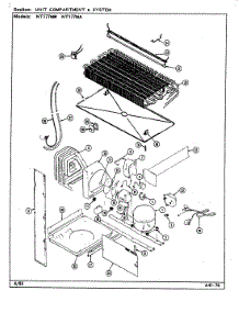 07 - Unit Compartment & System parts for Norge Refrigerator NT177MA from AppliancePartsPros.com