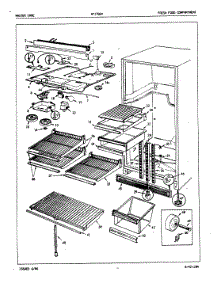 03 - Fresh Food Compartment parts for Admiral Refrigerator NT17B6VA / 5E31A from AppliancePartsPros.com