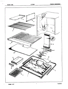 02 - Freezer Compartment parts for Admiral Refrigerator NT17B6VA / 5A70A from AppliancePartsPros.com
