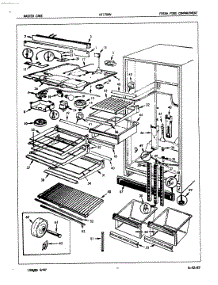 02 - Fresh Food Compartment parts for Admiral Refrigerator NT17B8V / 5A71A from AppliancePartsPros.com