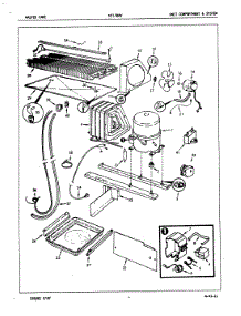 03 - Unit Compartment & System parts for Admiral Refrigerator NT17B8V / 5A71A from AppliancePartsPros.com