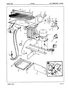 02 - Unit Compartment & System parts for Admiral Refrigerator NT17D4GH / 7A45A from AppliancePartsPros.com