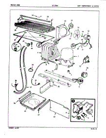 04 - Unit Compartment & System parts for Admiral Refrigerator NT17D4VA / 5A69B from AppliancePartsPros.com