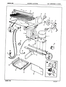 02 - Unit Compartment & System parts for Admiral Refrigerator NT17E53GH / 5D77A from AppliancePartsPros.com