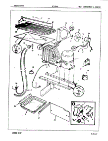 02 - Unit Compartment & System parts for Admiral Refrigerator NT17E5V / 5D42A from AppliancePartsPros.com