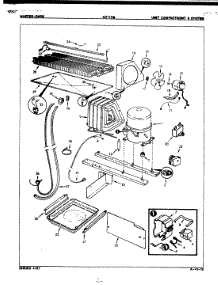 03 - Unit Compartment & System parts for Admiral Refrigerator NT17H6 / 9B05A from AppliancePartsPros.com