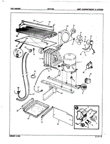 04 - Unit Compartment & System parts for Admiral Refrigerator NT17H8 / 7D52A from AppliancePartsPros.com