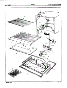 02 - Freezer Compartment parts for Admiral Refrigerator NT17HX3GA / 8D75A from AppliancePartsPros.com