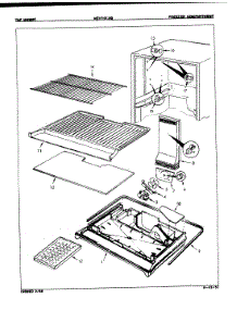 02 - Freezer Compartment parts for Maytag Refrigerator NT17HX3GLA / 8D55B from AppliancePartsPros.com