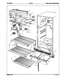 03 - Fresh Food Compartment parts for Admiral Refrigerator NT17HXA / 9D02B from AppliancePartsPros.com
