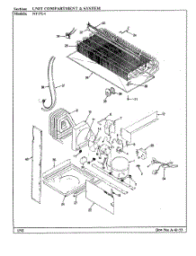 02 - Unit Compartment & System parts for Admiral Refrigerator NT17L4 / BA21C from AppliancePartsPros.com