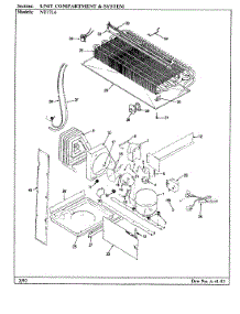 04 - Unit Compartment & System parts for Admiral Refrigerator NT17L6A / BA26C from AppliancePartsPros.com