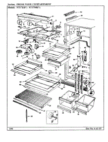 02 - Fresh Food Compartment parts for Admiral Refrigerator NT17L8H / BF39A from AppliancePartsPros.com