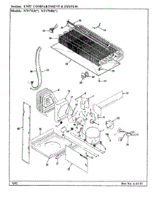 03 - Unit Compartment & System parts for Admiral Refrigerator NT17L8H / BF39A from AppliancePartsPros.com